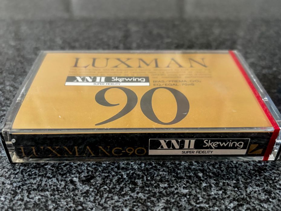 Аудио касета Luxman XN-II 90 Skewing/Azimuth Adj. (запечатана/нова)