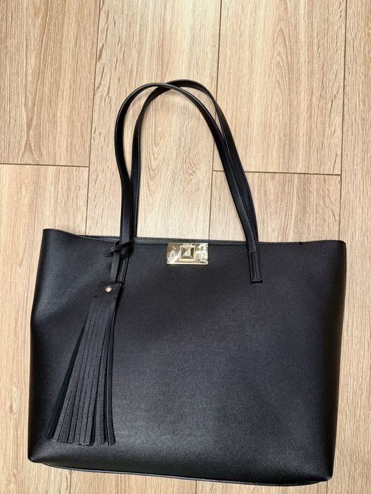 Geanta neagra piele FURLA