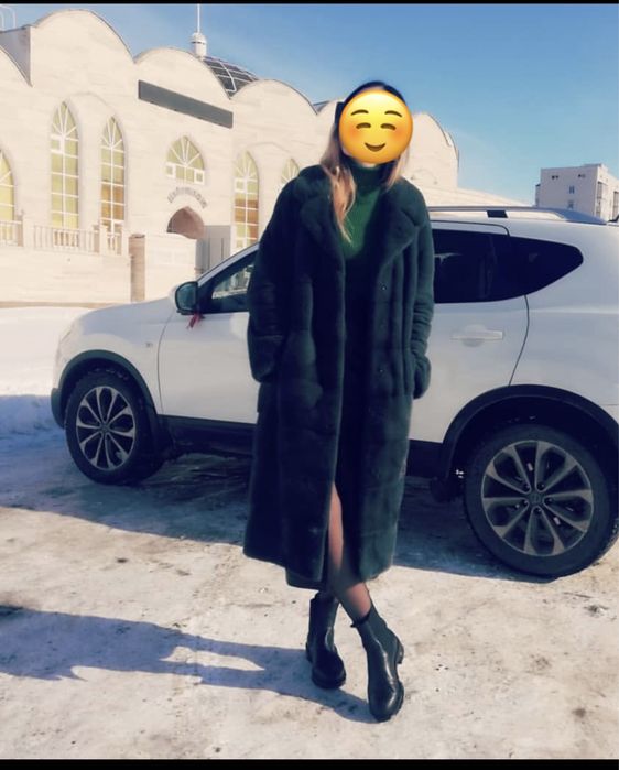 Шуба норка длинная