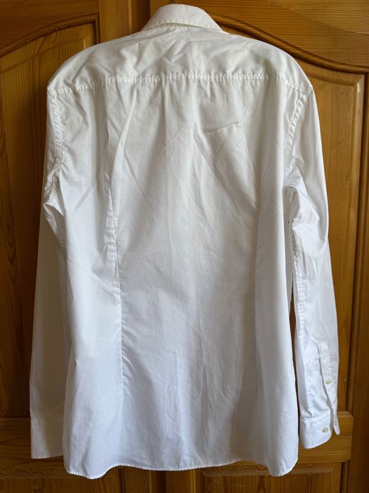 Мъжка риза Boss (дълъг ръкав, бяла)