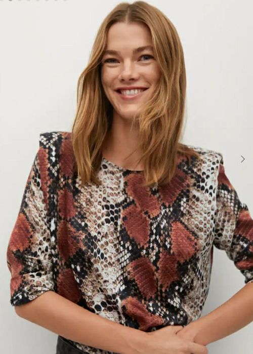 Bluză cu imprimeu Mango