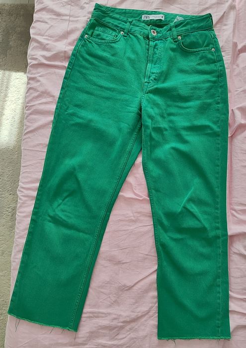 Blugi verzi ZARA
