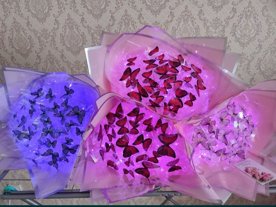 Букеты из бабочек