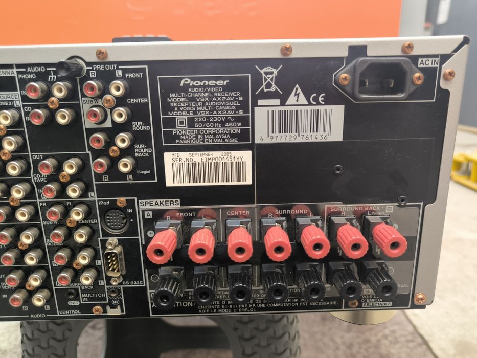 Pioneer VSX -AX 2 AV  7 x 170watt