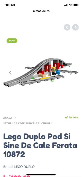 Set sine tren lego duplo + set duplo thomas &friends