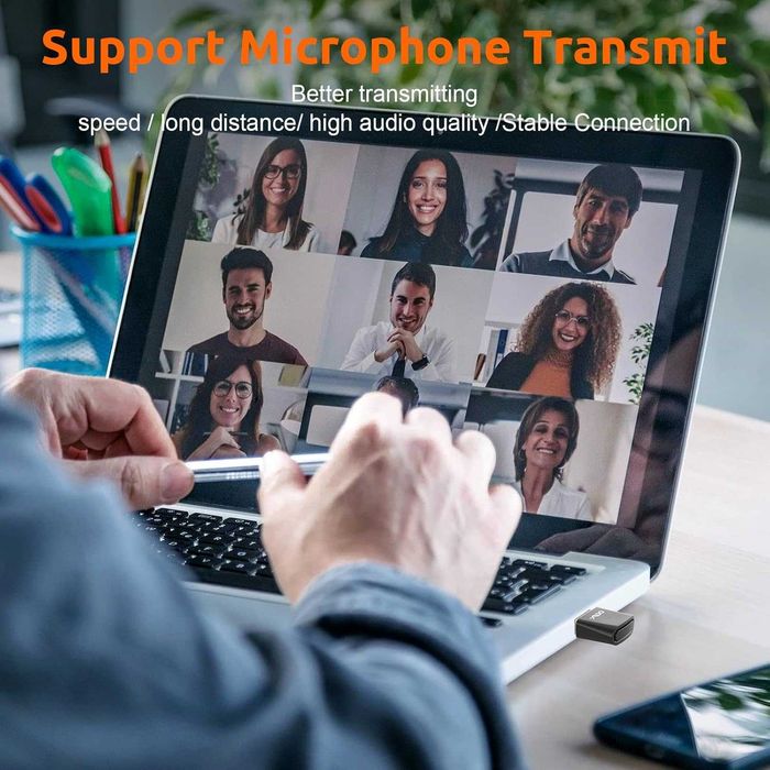 Adaptor audio YMOO B10Q USB Bluetooth 5.3 HiFi Stereo Aptx Plug & Play