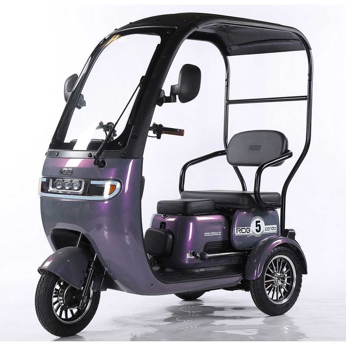 Triciclu Electric RDB Panda 5, 650W, 60V20Ah, Fără permis