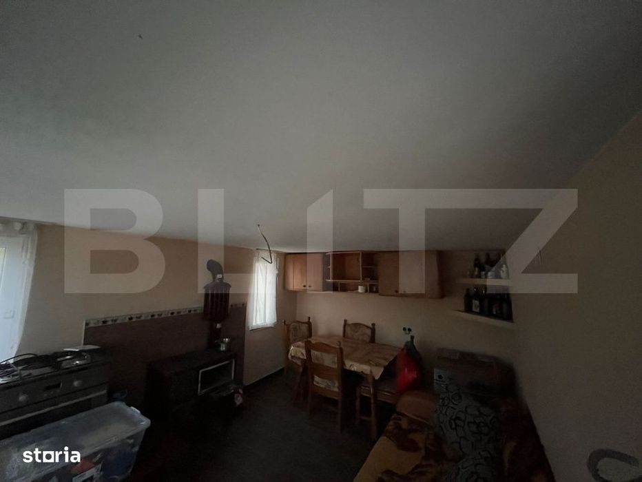 Teren– 400 mp, cabanuta + utilitati, acces asfalt