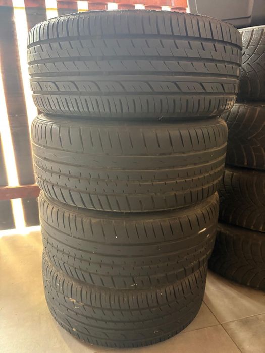 Vand cauciucuri de vara  plus jante aliaj vw 195 /50 r 15