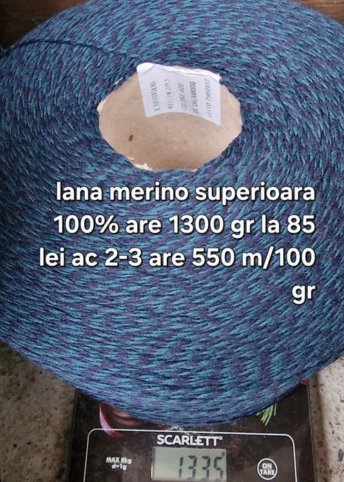 Lana 100% sau lana merino100 %