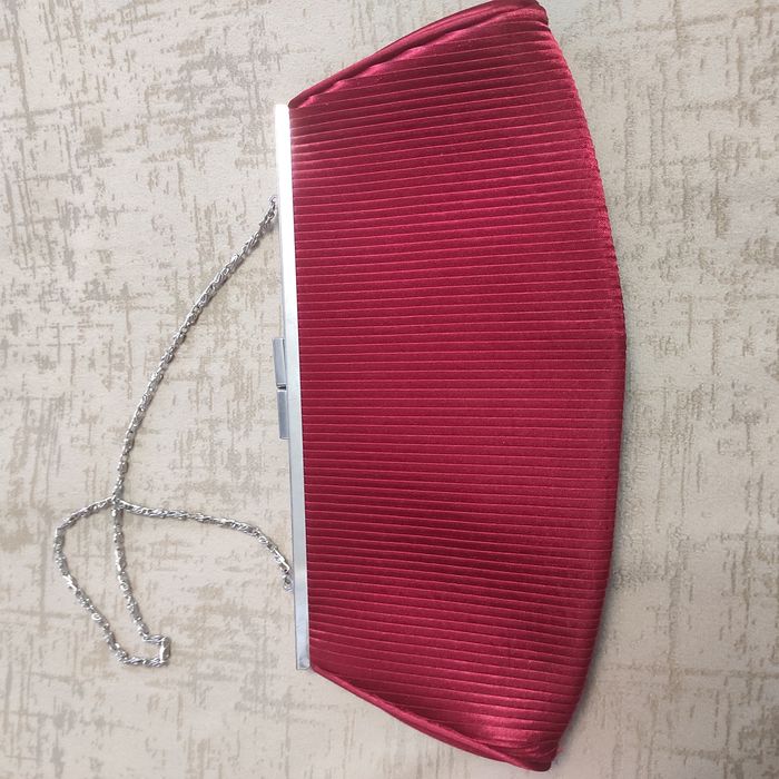 Сумочка клатч бардовый