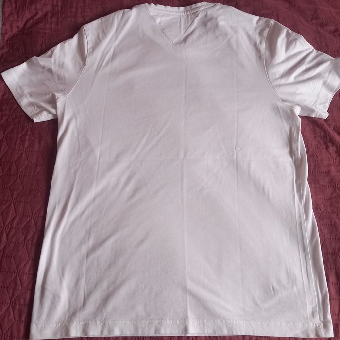 Tricou alb, Tommy Hilfiger, bumbac, marimea M, nou fara eticheta