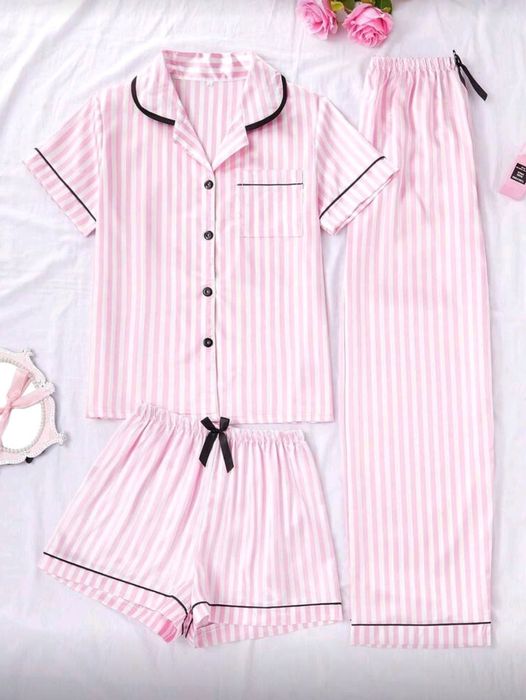 Set pijamale roz