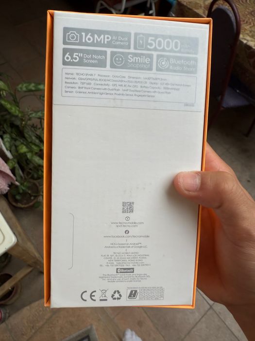 Tecno Spark 7   32 gb  Yengi ochilmagan