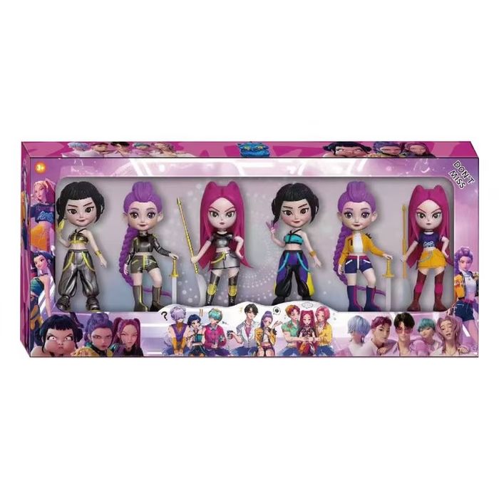 Голям комплект 6 броя фигурки K-POP Demon Hunters/Кей Поп Руми Rumi