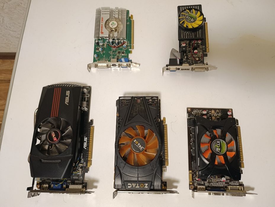Видеокарталар Geforce GTX 550 ti  хар хил