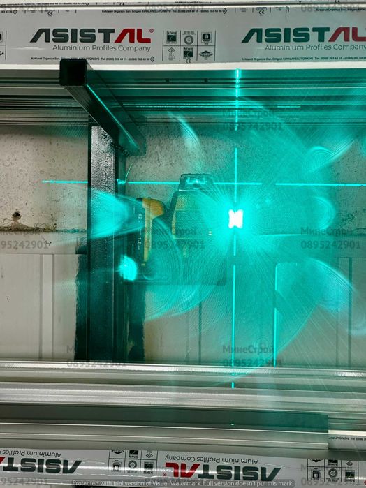 Лазерен нивелир линеен DEWALT DCE089D1G, 360°, 15-30м, зелен лазер