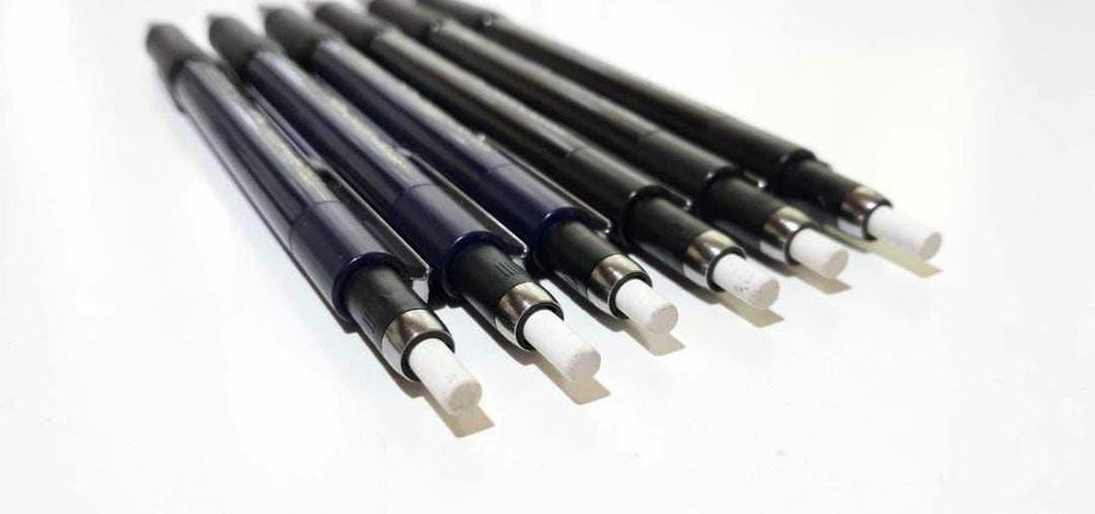 Lot 6 creioane faber castell 1345 si 1347 de 0.5 mm si 0.7 mm, copii