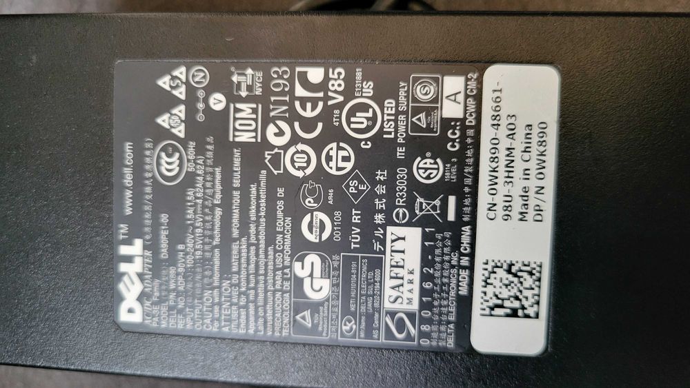 DELL Incarcator Adaptor 19,5V-4.62A fuctional 90W