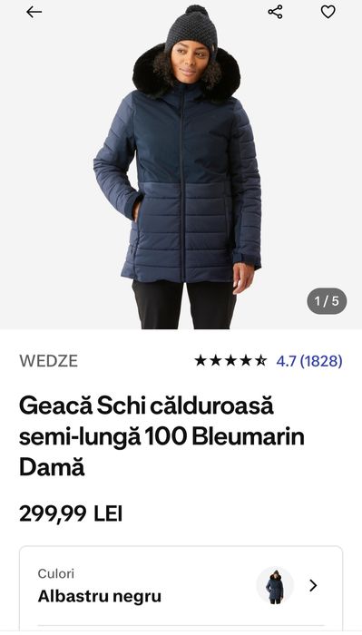 Vând geacă de Sky WEDZE