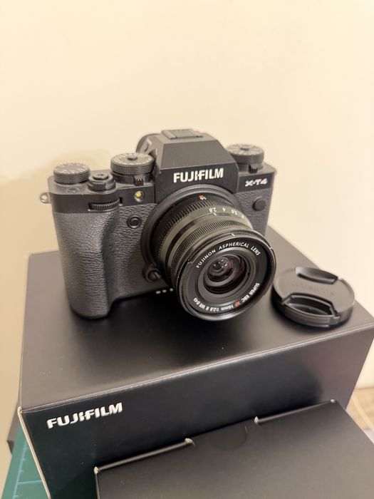 Фотоапарат Fujifilm x-t4 + обектив Fujinon XF 16mm f/2.8 R WR