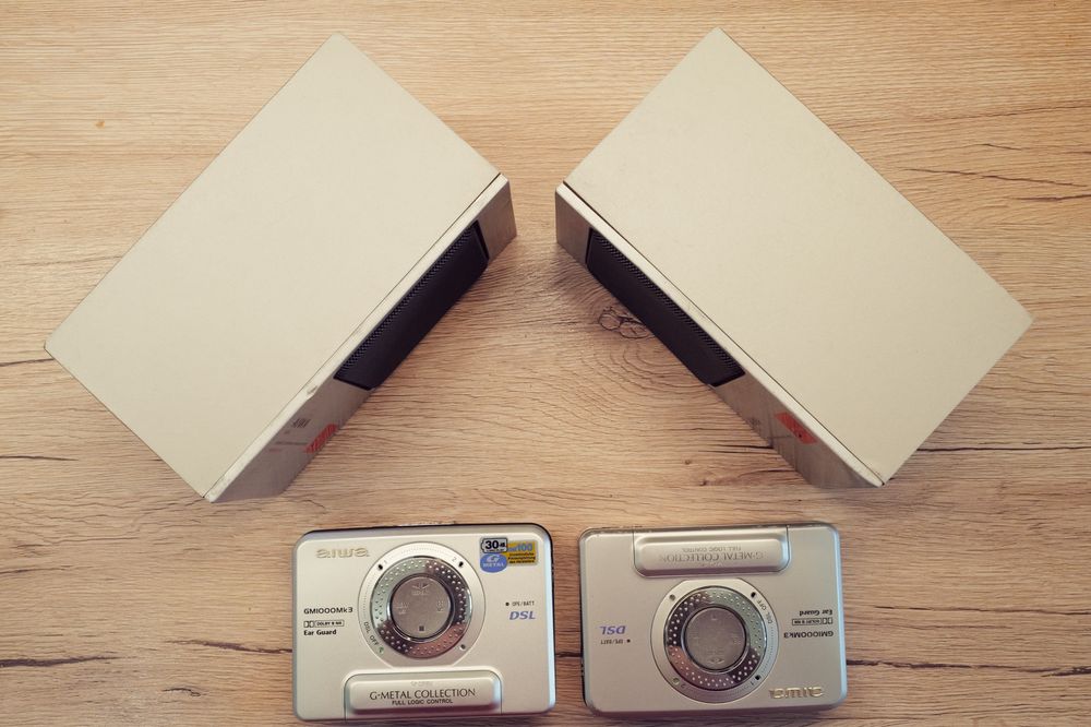 Set boxe Aiwa Walkman GM1000 Mk3  portabile SC-1A stare buna