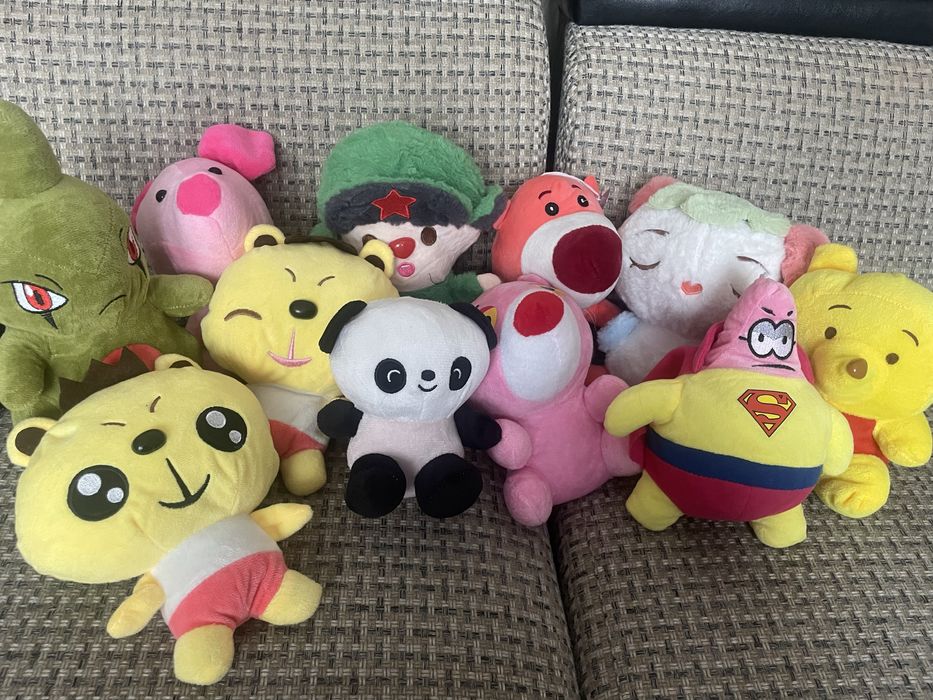 продаи мягкие игрушки 10 штук