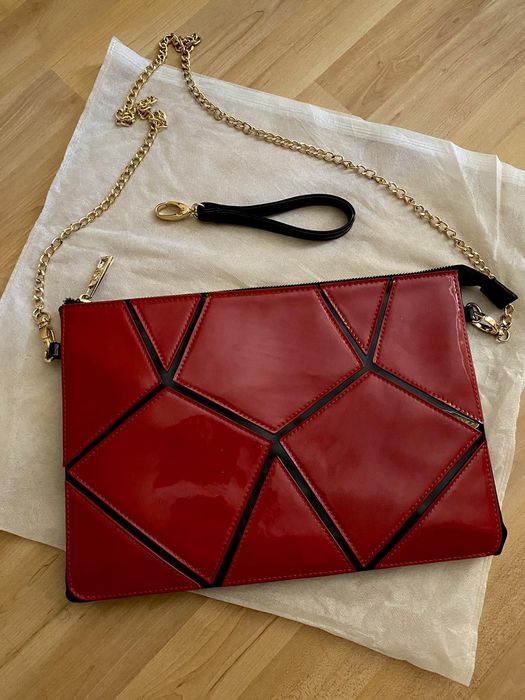 Дамска чанта от еко лак "Massimo Zardi" (неизползвана)