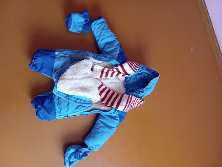 Зимний комбинезон для новорожденных