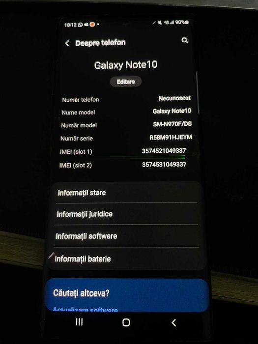 Vand Samsung Galaxy Note 10 5 lei livrare