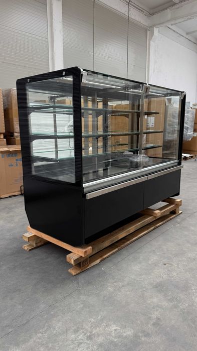 Vitrina pentru prajituri 200cm, Malmo Cold, +1 +7 grade C, Motor Intern