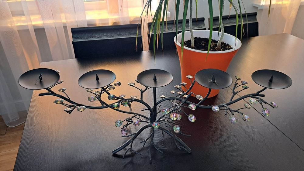 Подсвечник из ковка