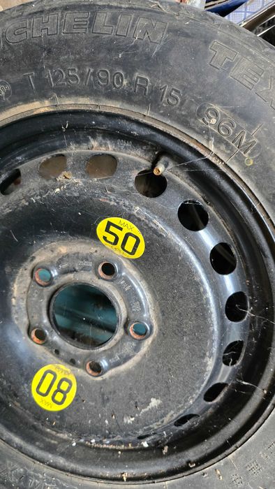 Vand roata rezerva slim pentru  BMW 125 / 90 / R15 - 5 x 120