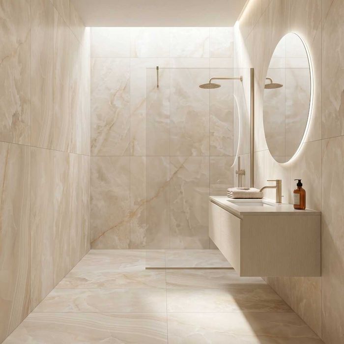 Gresie tip marmura Charisma Cream F P 600X1200X8 R Somat