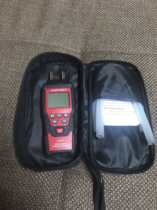 Цифров манометър Habotest HT636, диапазон 0-0, 350 бар, LCD дисплей