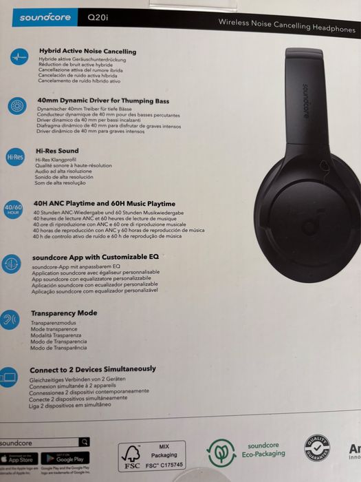 Слушалки Soundcore Q20i