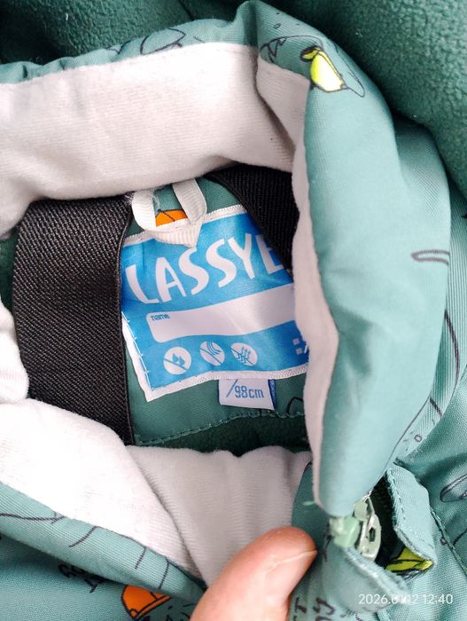 Зеленый комбез зима 6.000