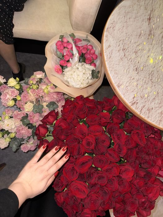 Букет красных роз | цветы
