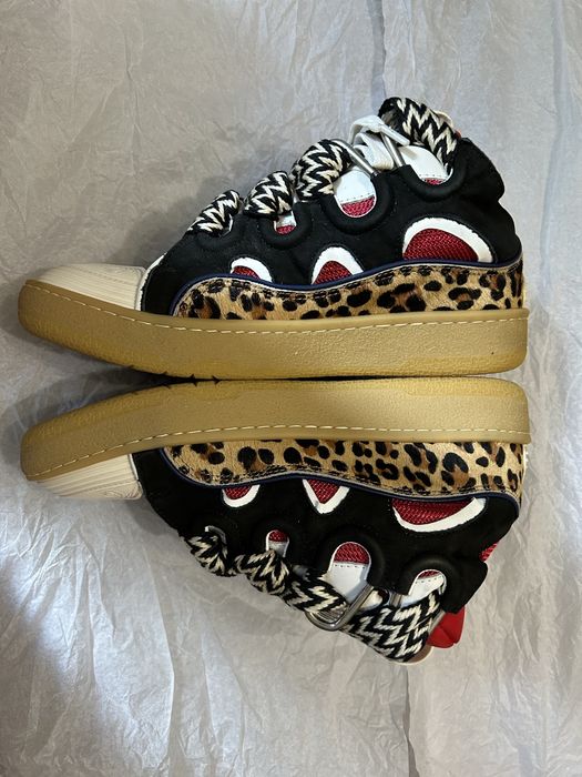 Adidasi Lanvin Curb Animal Print