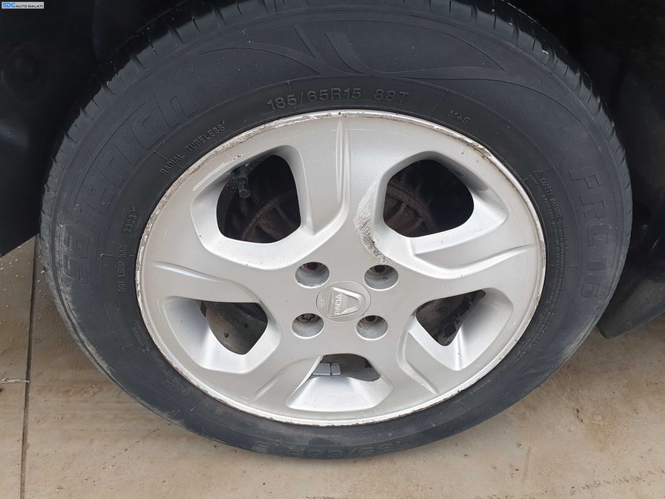 Set 4 Jante Janta Roata Roti Aliaj 185 65 15 R15 Dacia Lodgy 2012 - 2016 (anvelope vara dot 2023, 2025) [Q0517]