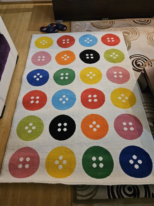 Vand covor shaggy/camera copil