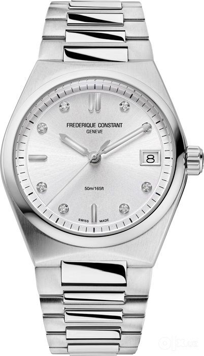 Женские часы Frederique Constant с бриллиантами, кварцевый механизм.