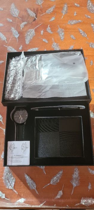 Ceas portofel și pix barbati