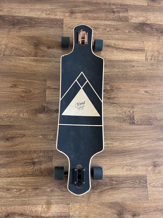 Лонгборд из натурального дерева