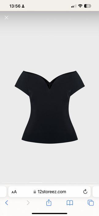 12storeez бархатный топ