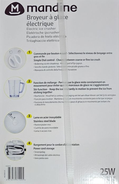 Aparat electric de maruntit gheata/ zdrobitor de gheata