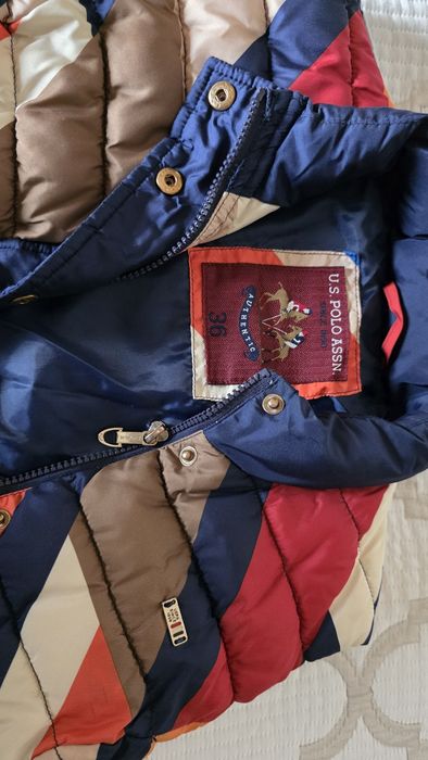 Яке без ръкав пъстро US POLO ASSN