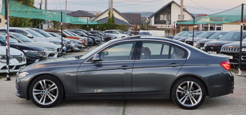 BMW Seria 3 f30 Facelift 320d 190cp B47 Led moduri Trapa încălzire climă volan M jante sport line navigație Olanda Euro6 garanție Impecabila
