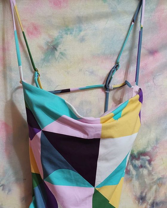 Цетен цял бански с гол гръб "Sugarfree"