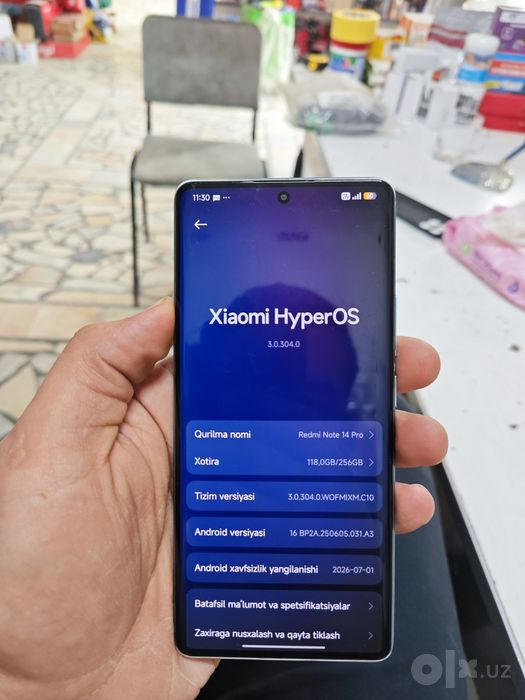 Redmi note 14 pro 256gb kelishamiz